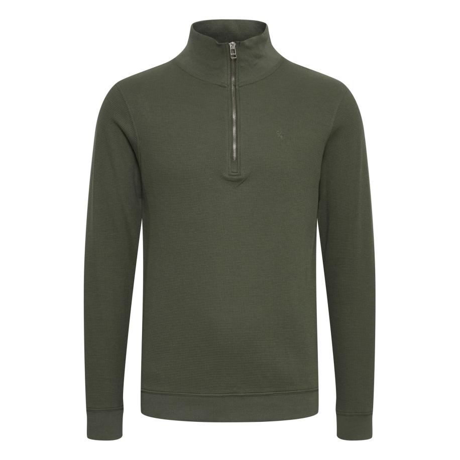 Casual Friday Casual Friday Sweatshirt Sebastian donkergroen -