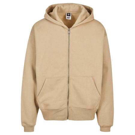 DEF Sweatvest donkerbeige