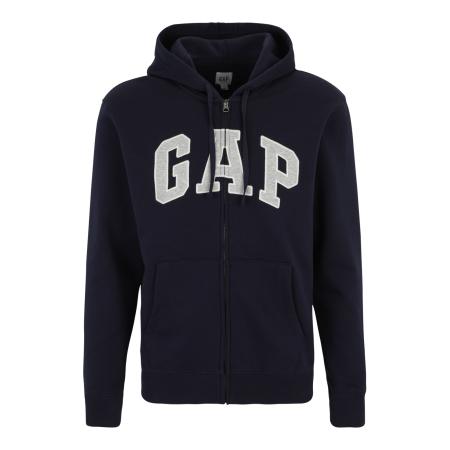 GAP GAP Sweatvest navy / grijs gemêleerd / wit