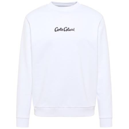 carlo colucci Carlo Colucci Sweatshirt Dioda zwart / wit