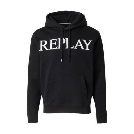 Replay REPLAY Sweatshirt zwart / offwhite