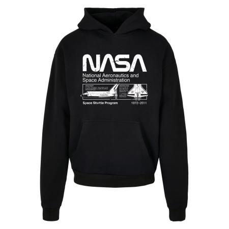 F4NT4STIC F4NT4STIC Sweatshirt NASA Classic Space Shuttle zwart / wit