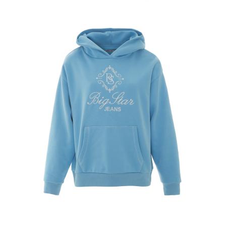 Big Star BIG STAR Sweatshirt Afra hemelsblauw / wit