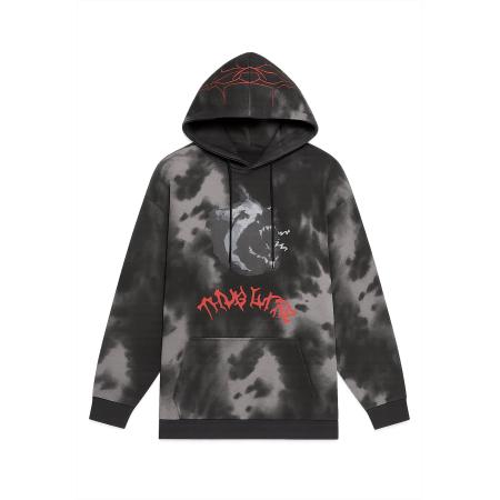 Thug Life Sweatshirt Thug Life Sky grijs / rood / zwart