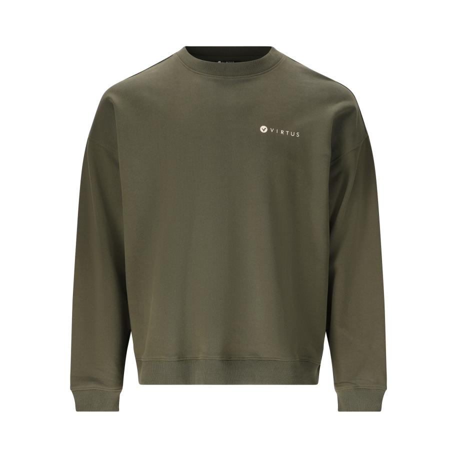 Virtus Virtus Sweatshirt Kallan donkergroen -