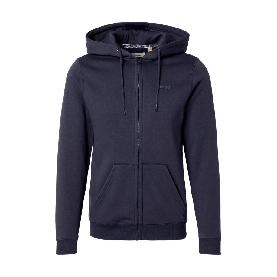 BLEND Sweatvest Downton navy Blauw