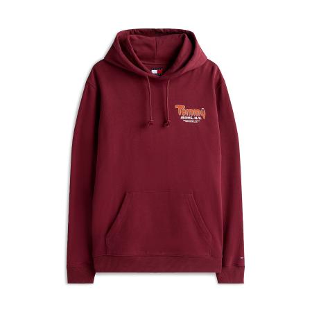 Tommy Jeans Tommy Jeans Sweatshirt donkeroranje / wijnrood / wit