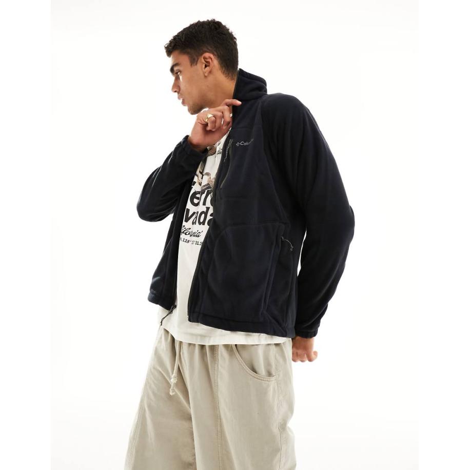 Columbia - Fast Trek II - Tech fleece met rits in zwart Zwart