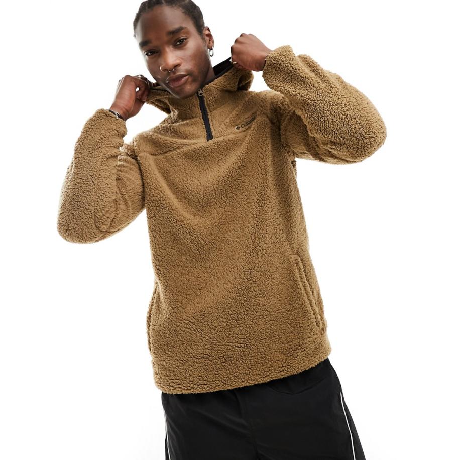 Columbia - Rugged Ridge III - Fleece hoodie in bruin-Brown Bruin