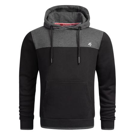 Alessandro Salvarini Alessandro Salvarini Sweatshirt Duori grijs gemêleerd / zwart / wit