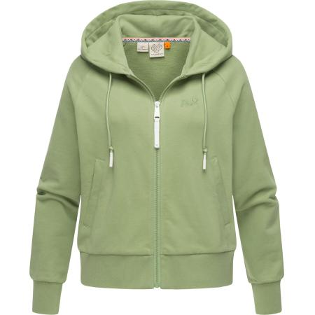 Ragwear Ragwear Sweatvest Taila lichtgroen