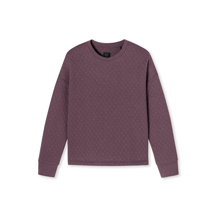 Schiesser SCHIESSER Sweatshirt Mix & Relax mauve -