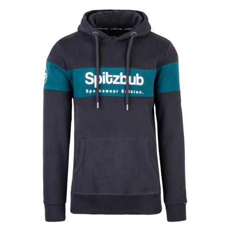 SPITZBUB Sweatshirt blauw / zwart / wit