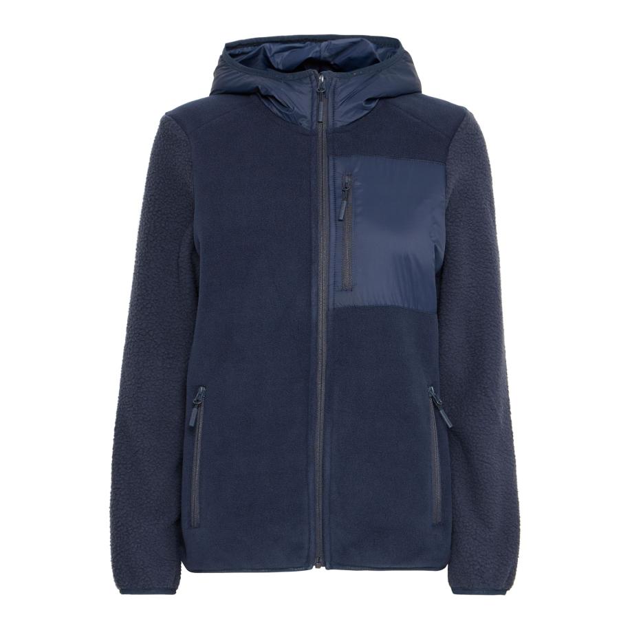 North Bend North Bend Fleece jas Mattea navy -