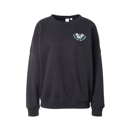 GAP GAP Sweatshirt smaragd / zwart / offwhite