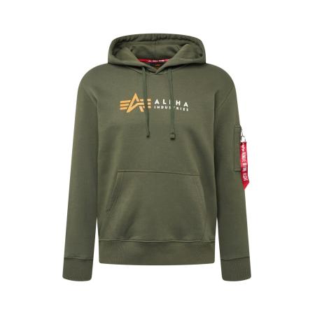 Alpha Industries ALPHA INDUSTRIES Sweatshirt donkergroen / lichtoranje / rood / wit