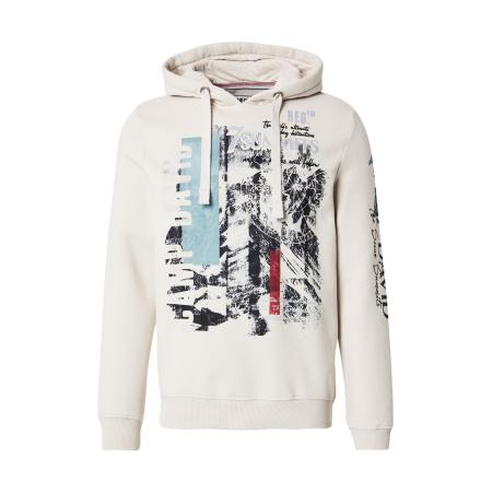 Camp David CAMP DAVID Sweatshirt duifblauw / greige / donkerrood / zwart