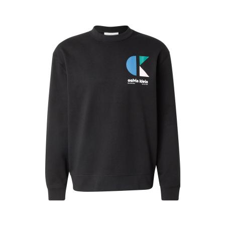 Calvin Klein Calvin Klein Jeans Sweatshirt lichtblauw / riet / zwart / wit