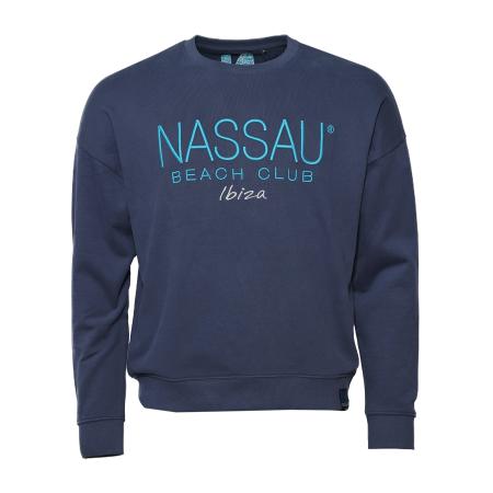 NASSAU Beach Club NASSAU Beach Club Sweatshirt NB231041 lichtblauw / donkerblauw / wit