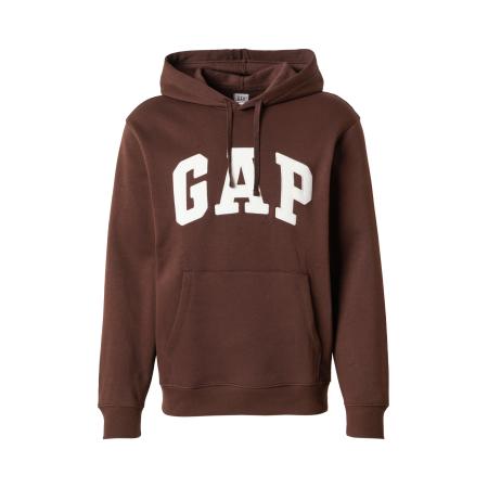 GAP GAP Sweatshirt HERITAGE chocoladebruin / wit