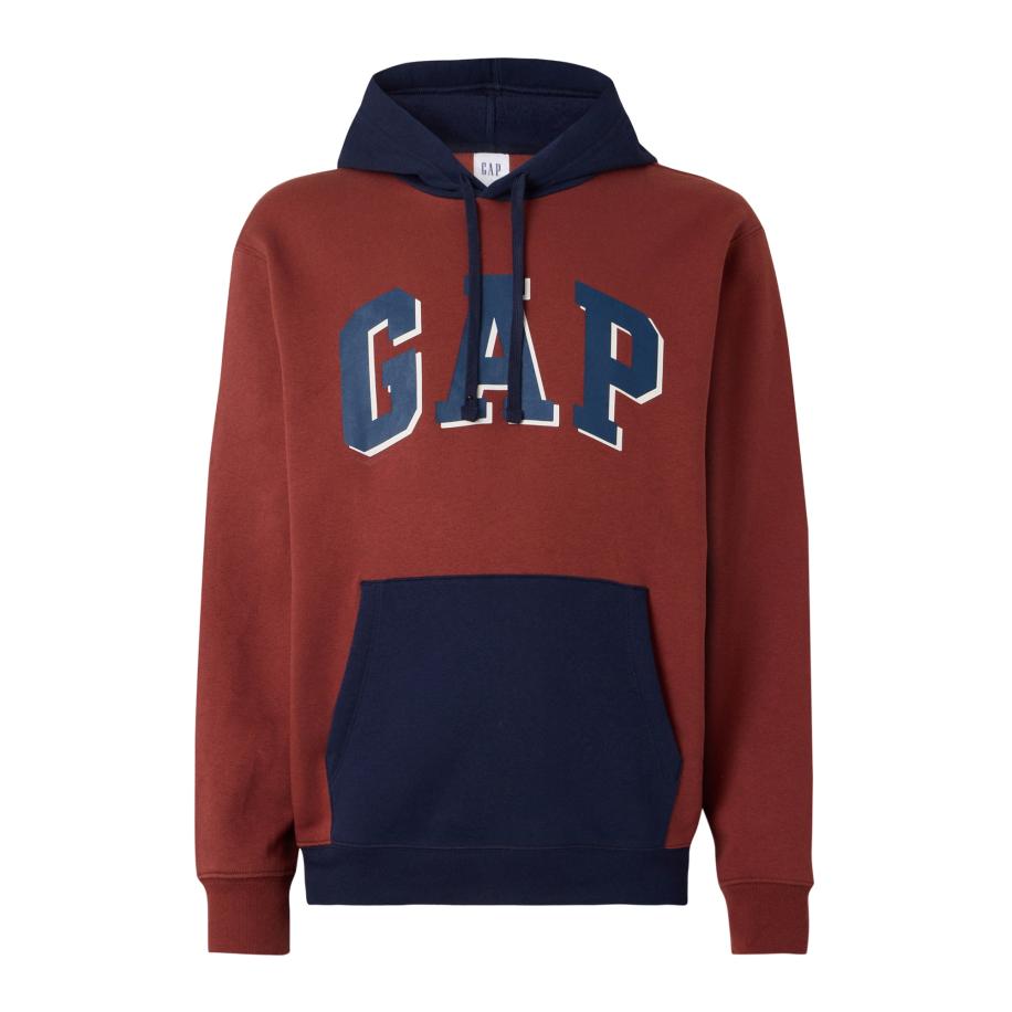 GAP GAP Sweatshirt HERITAGE navy / roestbruin / wit -