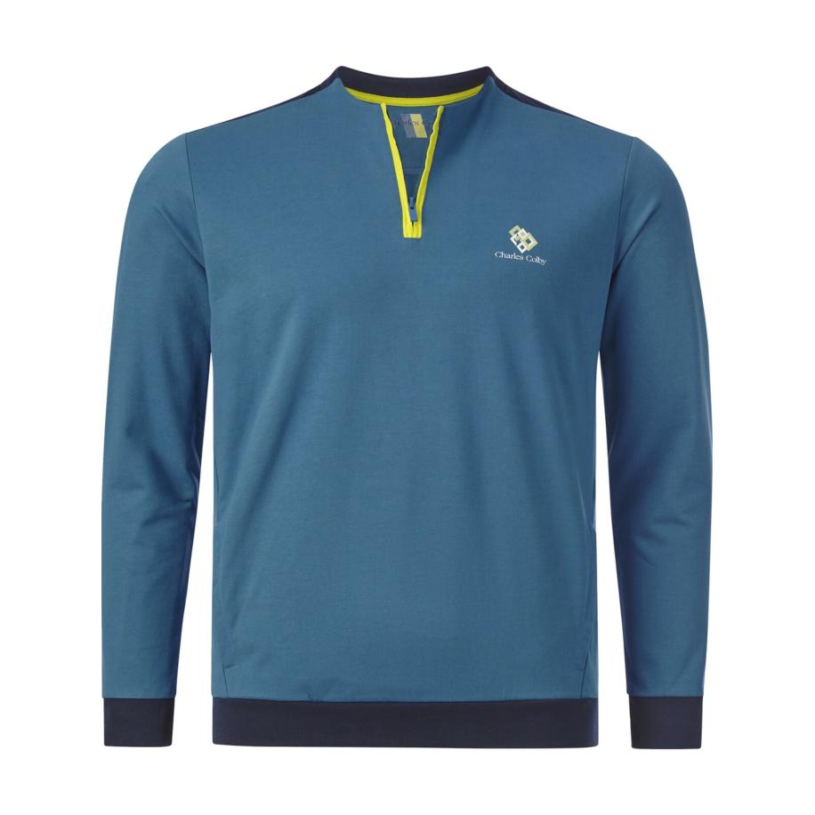Charles Colby Charles Colby Sweatshirt Earl Torin blauw -
