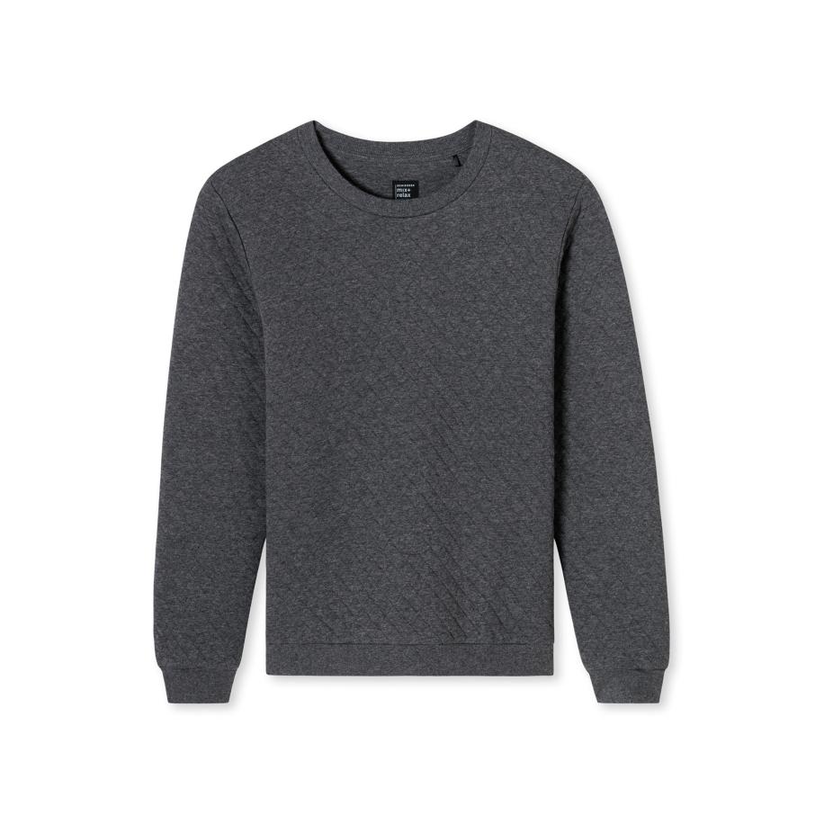 Schiesser SCHIESSER Sweatshirt Mix & Relax grijs -
