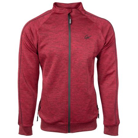 Gorilla Wear Gorilla Wear Sweatvest donkerrood / zwart gemêleerd