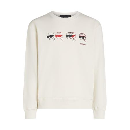 Karl Lagerfeld Karl Lagerfeld Sweatshirt crème / gemengde kleuren