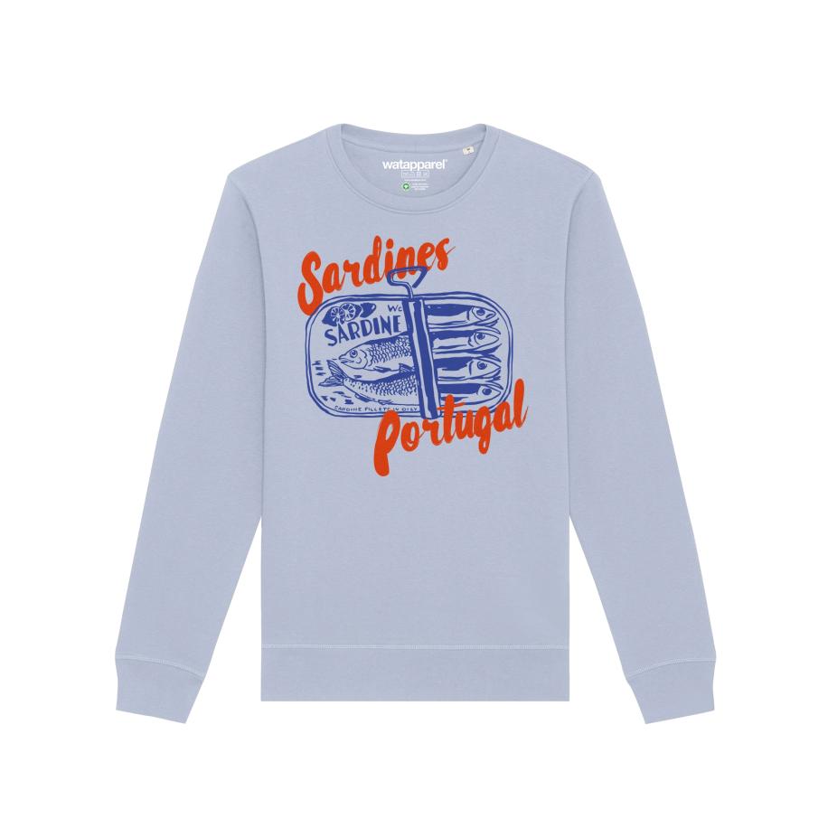 Watapparel Watapparel Sweatshirt Sa blauw / lichtblauw / lichtrood -