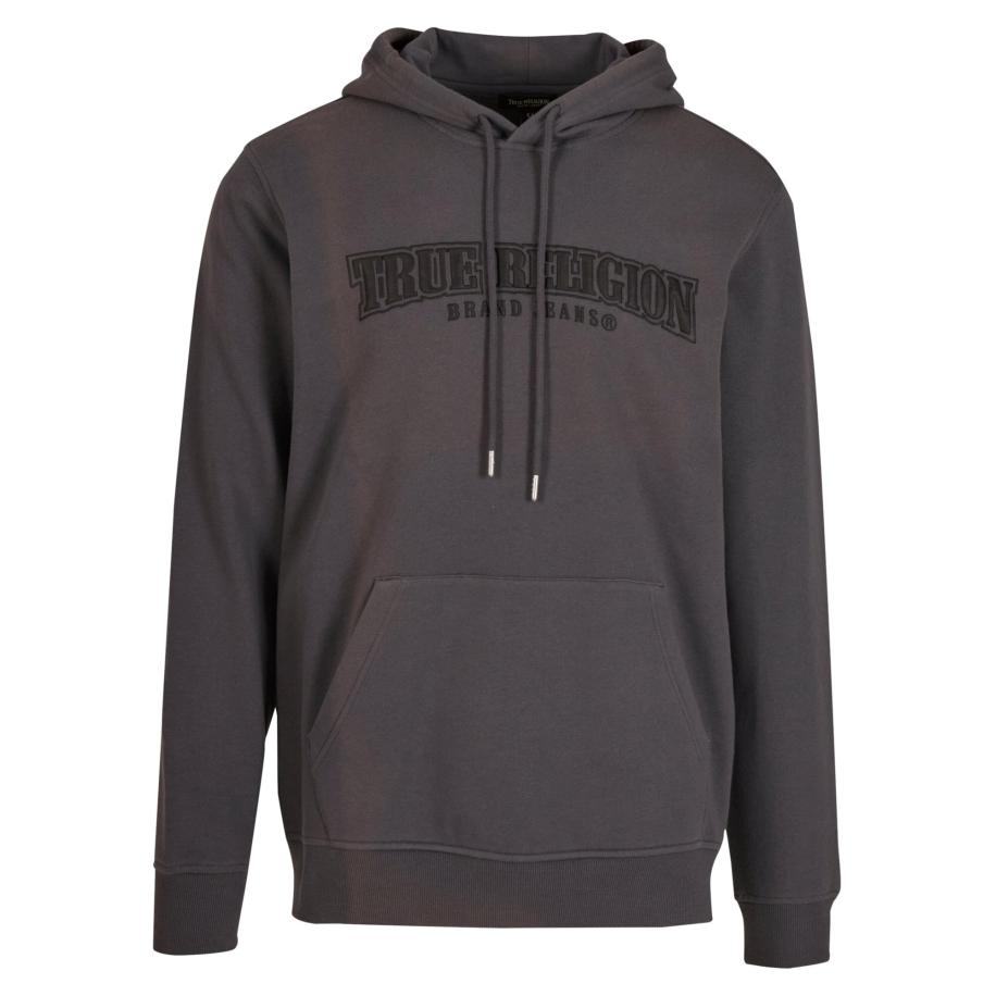 True Religion Sweatshirt grijs / zwart Grijs