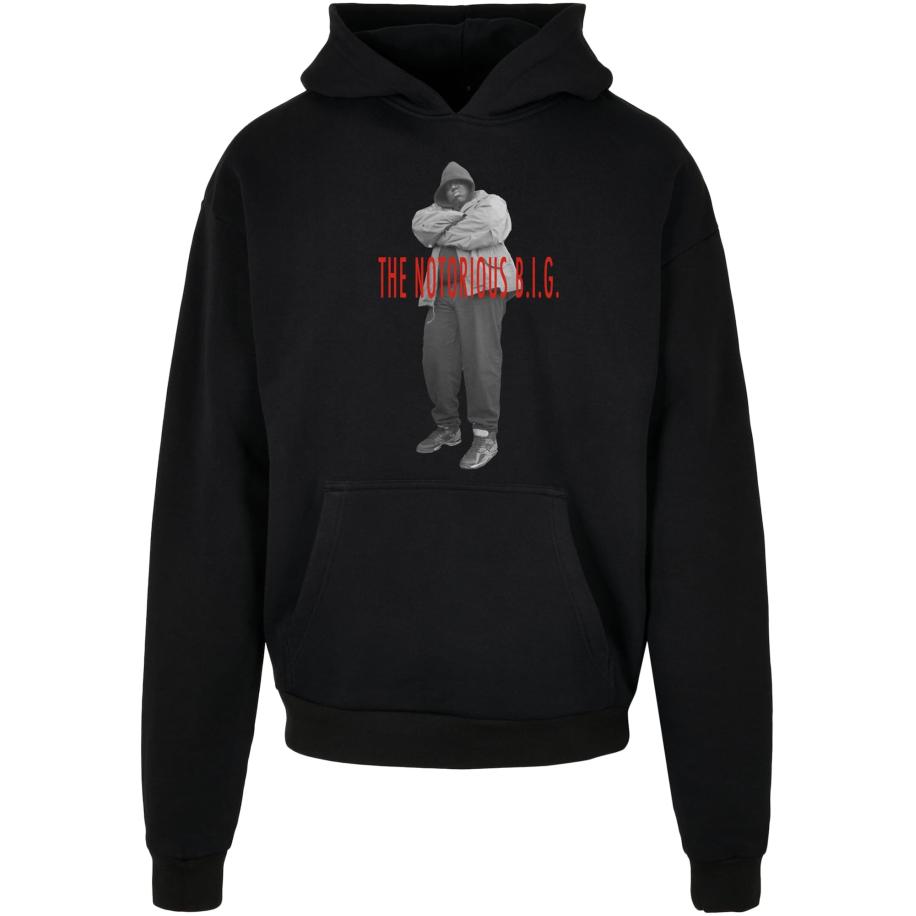 mister tee MT Upscale Sweatshirt Biggie Smalls Concrete grijs / rood / zwart -