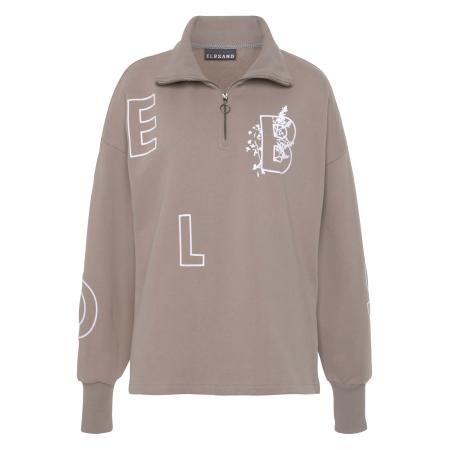 Elbsand Elbsand Sweatshirt nude / wit