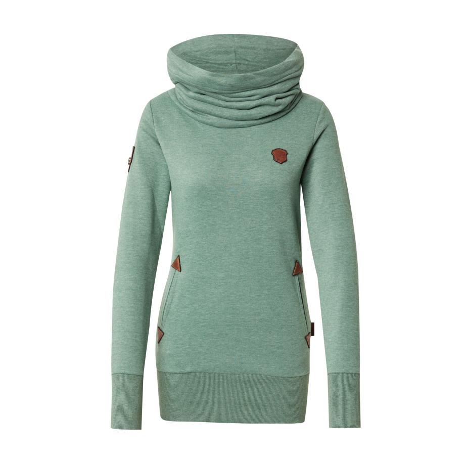 Naketano naketano Sweatshirt karamel / groen gemêleerd -