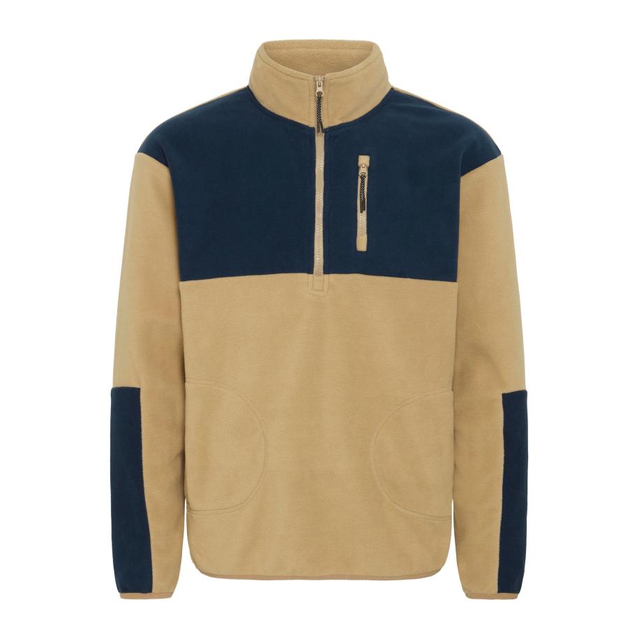 Blend BLEND Sweatshirt BHBROOKS Sweatshirt halfzipp bruin -