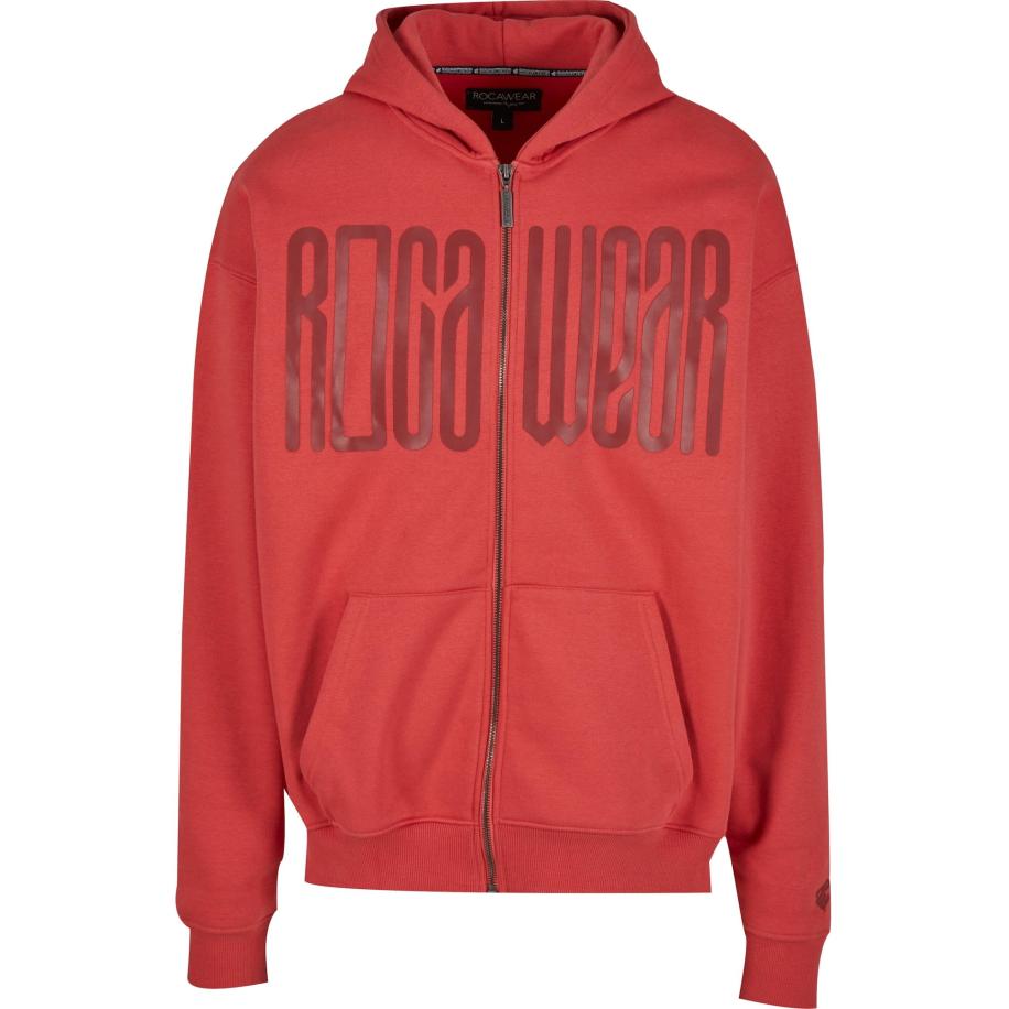 ROCAWEAR Sweatvest Chili rood Rood