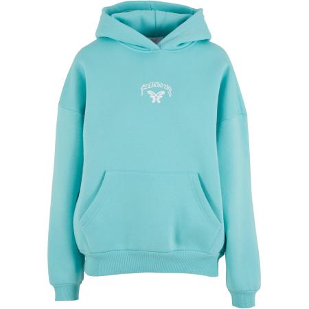 Felicious Sweatshirt turquoise / wit