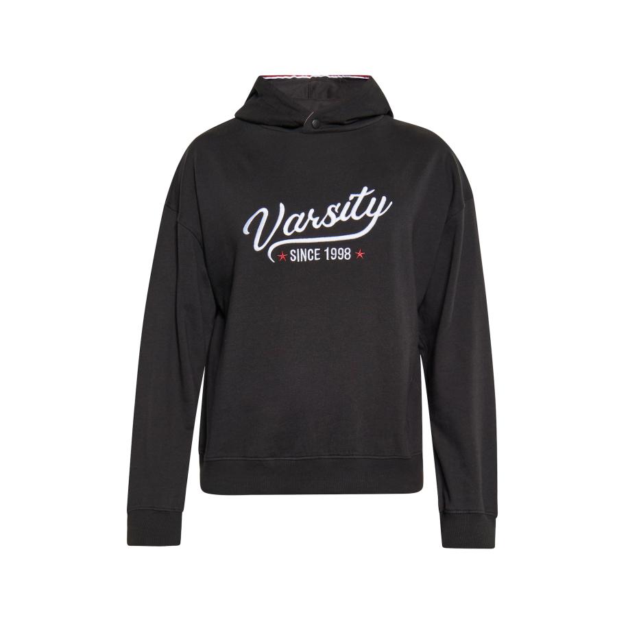 MO MO Sweatshirt bloedrood / zwart / wit -