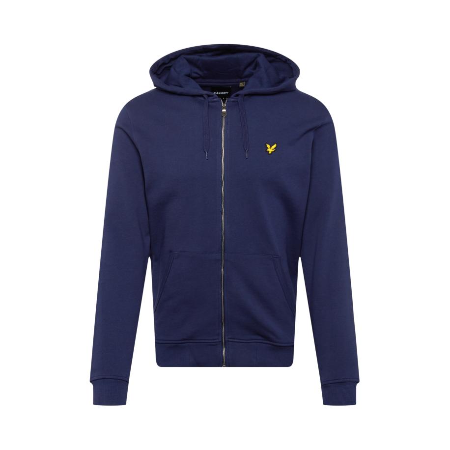 Lyle & Scott Lyle & Scott Sweatvest navy / geel / zwart -