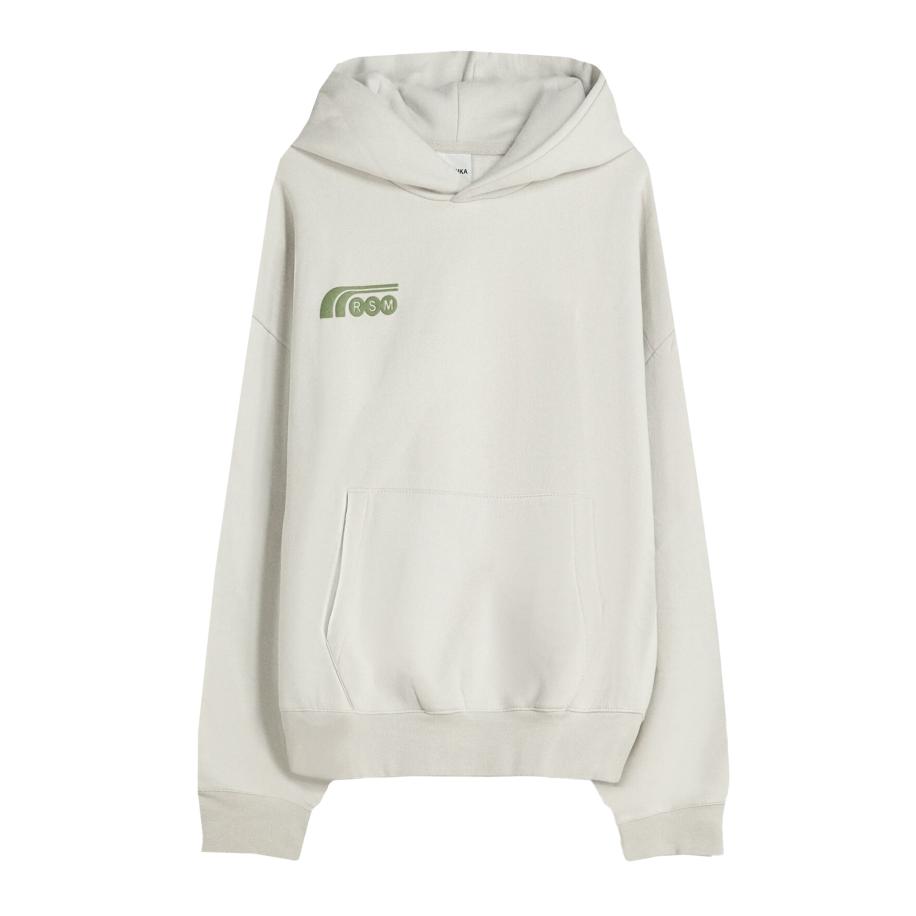 Bershka Bershka Sweatshirt lichtgrijs / grasgroen -