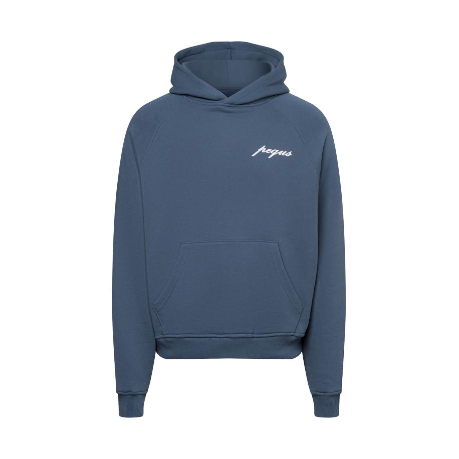 Pequs Sweatshirt saffier / wit Blauw