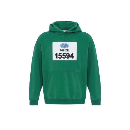 Dandalo Dandalo Sweatshirt lichtblauw / donkergroen / zwart / wit