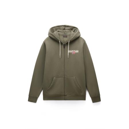 Napapijri NAPAPIJRI Sweatvest B-Aylmer olijfgroen / wit