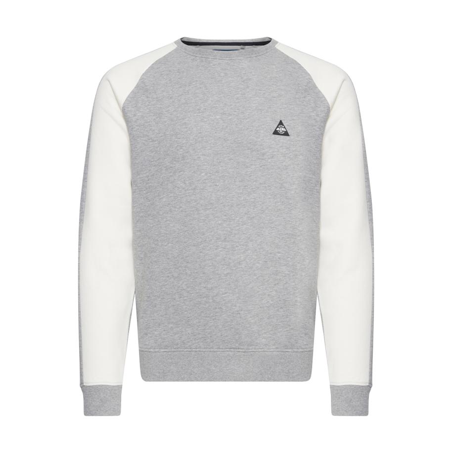 Blend BLEND Sweatshirt Neville grijs / wit -