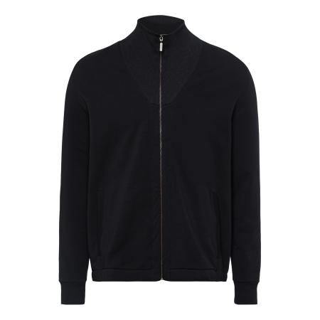 Hanro Hanro Sweatvest Natural zwart