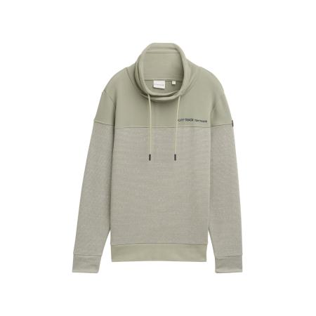 Dropsize Sweatshirt Studios lichtblauw / natuurwit