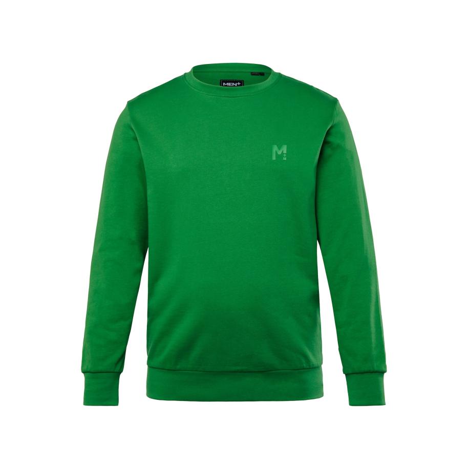 men plus Men Plus Sweatshirt lichtgroen -