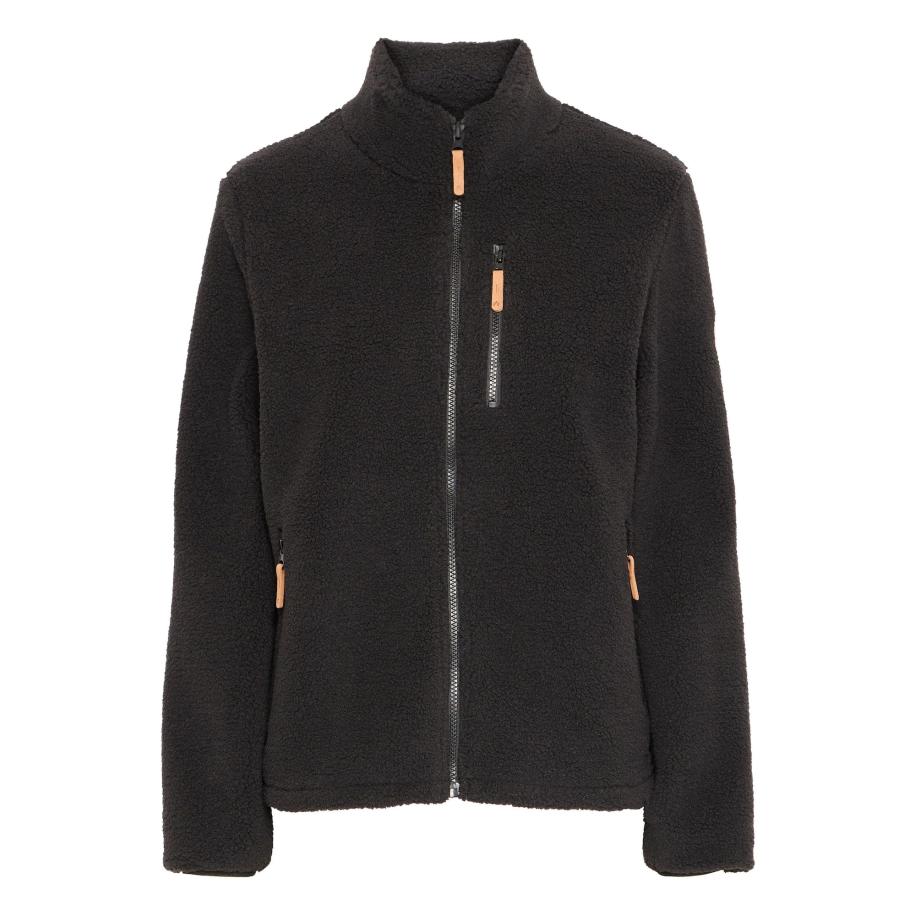 North Bend North Bend Fleece jas Samanta W zwart -