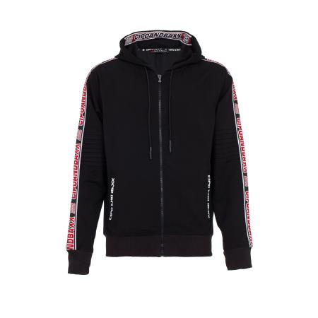 Cipo & Baxx CIPO & BAXX Sweatvest rood / zwart / wit