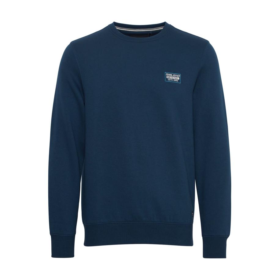 Blend BLEND Sweatshirt Kalip blauw / wit -